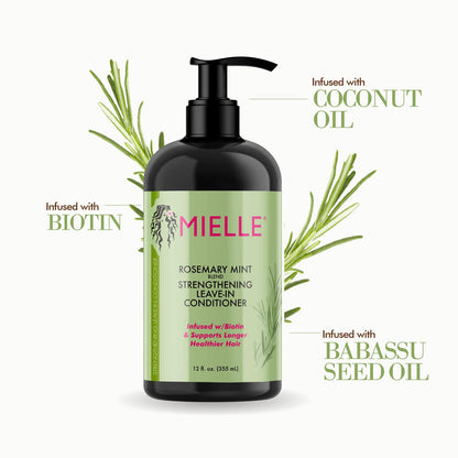 MIELLE ROSEMARY MINT BLEND STRENGTHENING LEAVE IN CONDITIONER