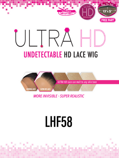 HARLEM 125 ULTRA HD UNDETACTABLE HD LACE WIG  REGULAR, LHF58