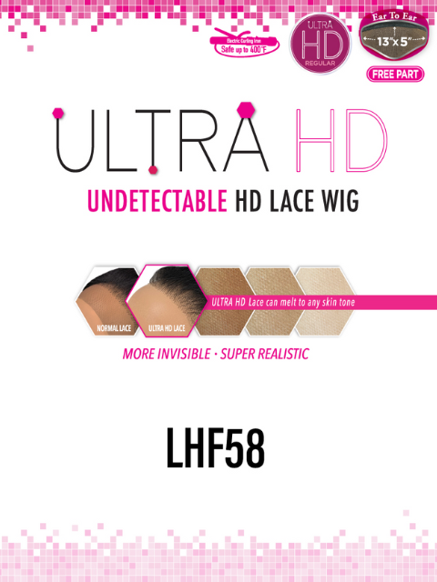 HARLEM 125 ULTRA HD UNDETACTABLE HD LACE WIG  REGULAR, LHF58