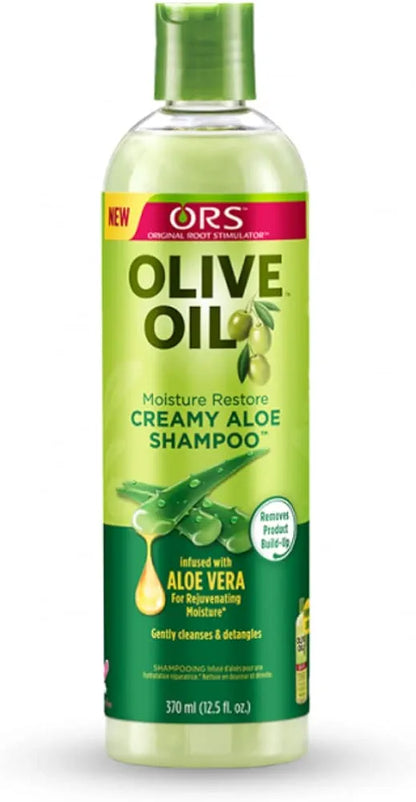 ORS OLIVE OIL MOISTURE RESTORE CREAMY ALOE SHAMPOO