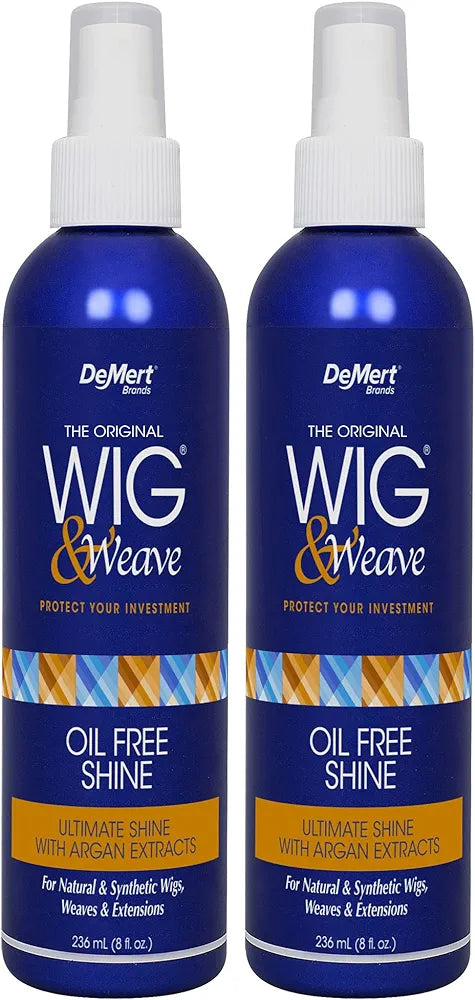 Demert Brands Wig and Weave Oil Free Shine - Ultimate shine with argan extracts