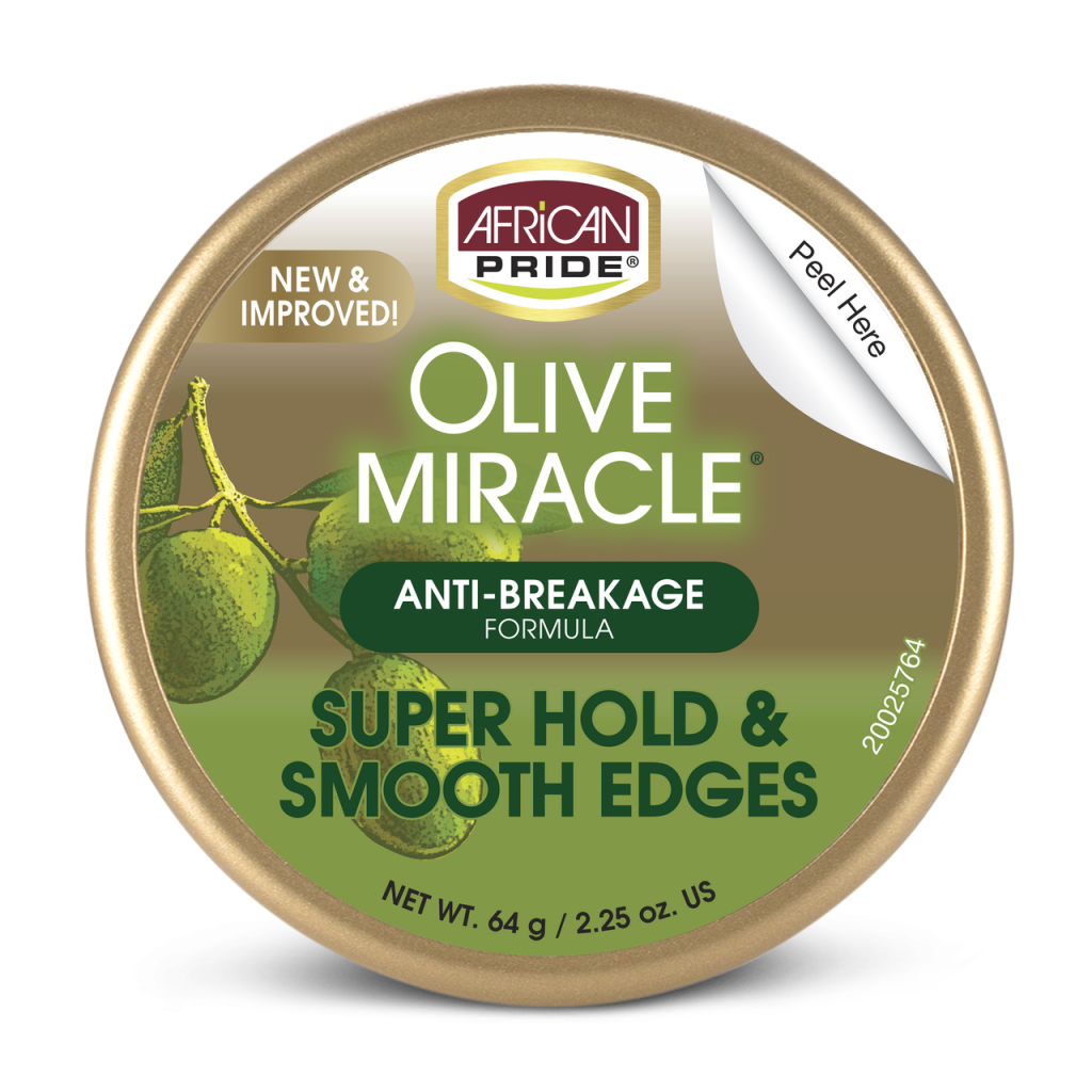 AFRICAN PRIDE® OLIVE MIRACLE - Anti Breakage Formula ~ Super Hold & Smooth Edges