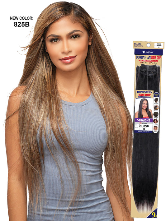 BIJOUX HH DOMINICAN HAIR CLIP STRAIGHT 24″