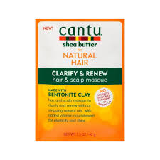 CANTU SHEA BUTTER FOR NATURAL HAIR SWEAT PROTECTION MADE WITH CHARCOAL