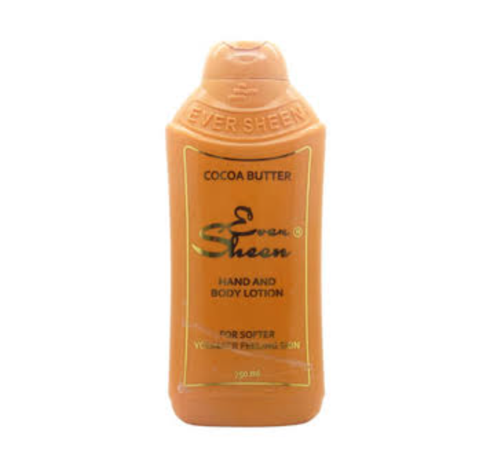 EVEN SHEEN COCOA BUTTER HAND AND BODY LOTION