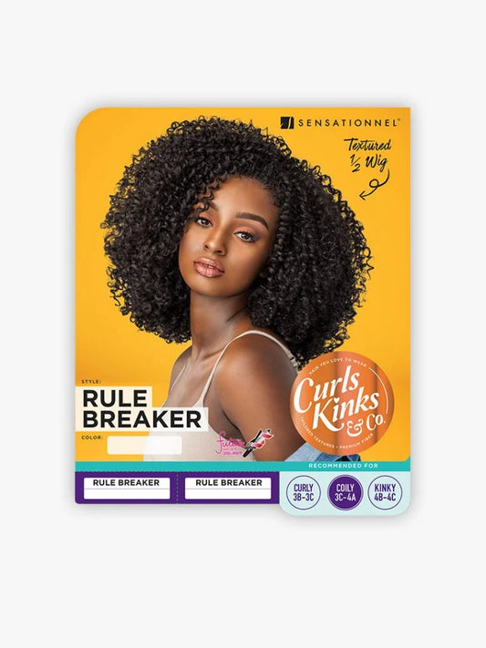 SENSATIONNEL TEXTURED 1/2 WIG RULE BREAKER