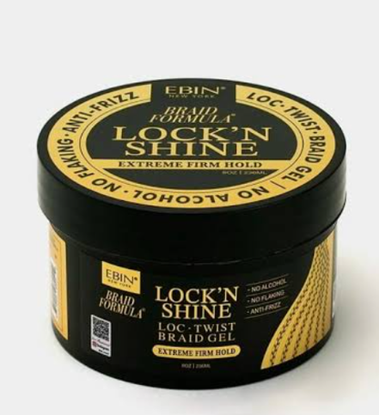 EBIN LOCK'N SHINE LOC.TWIST BRAID GEL EXTREME FIRM HOLD