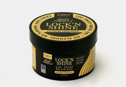 EBIN LOCK'N SHINE LOC.TWIST BRAID GEL EXTREME FIRM HOLD