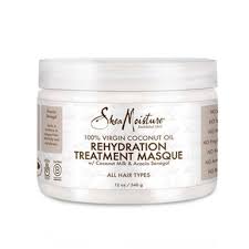 SHEA MOISTURE 100% VIRGIN COCONUT OIL REHYDRATION TREATMENT MASQUE