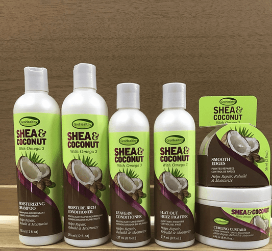 GROHEALTHY SHEA & COCONUT WITH OMEGA 3 MOISTURIZING SHAMPOO