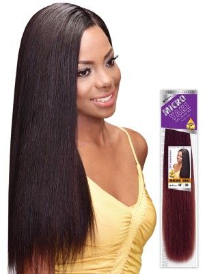 Micro Yaki 100% Human Hair Weave - Beauty Elements